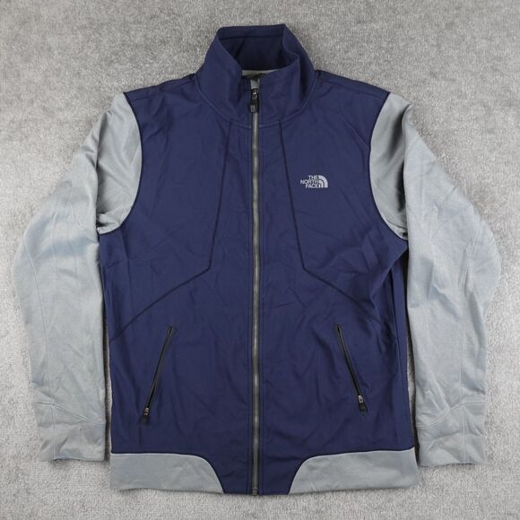The North Face Other - The North Face Jacket Mens M Blue Gray Color Block Full Zip Flash Dry Hiking